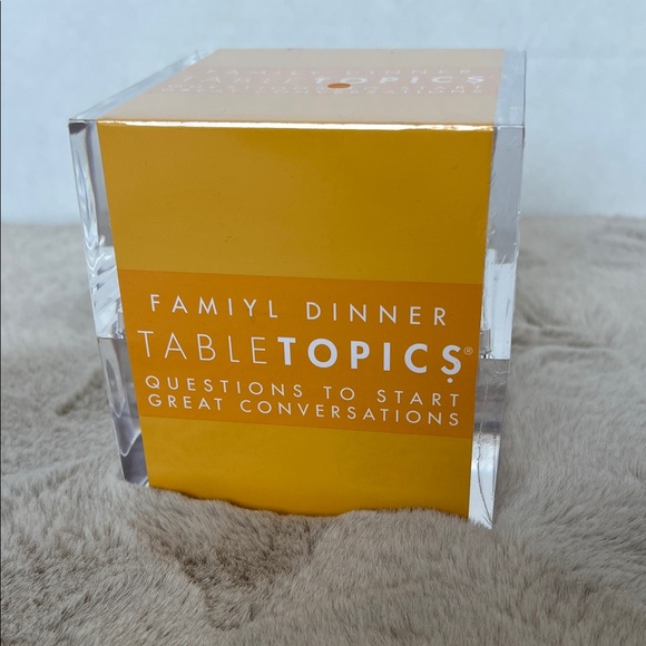 Other - Tabletopics NWT Family Dinner Conversation Starter Set
